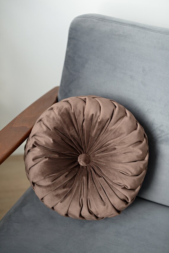 Brown Bed Pillow Chocolate Brown Throw Pillows Luxurious Etsy