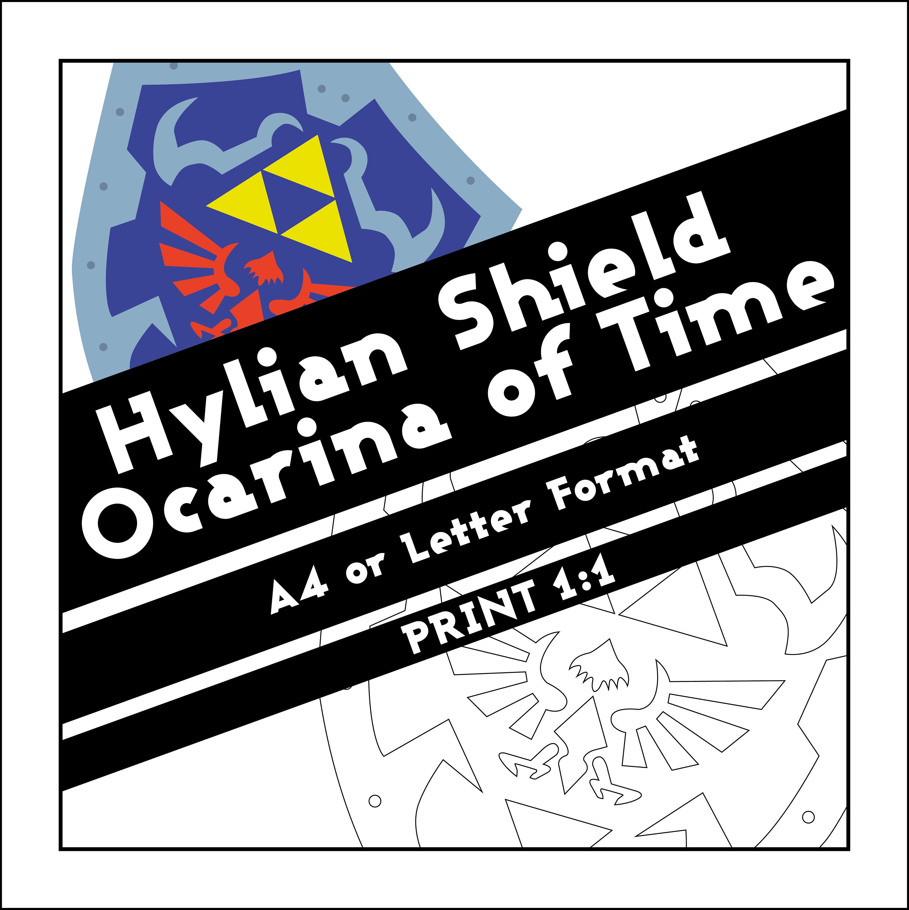 DIY Hylian Shield Ocarina of Time Legend of Zelda Cosplay - Etsy