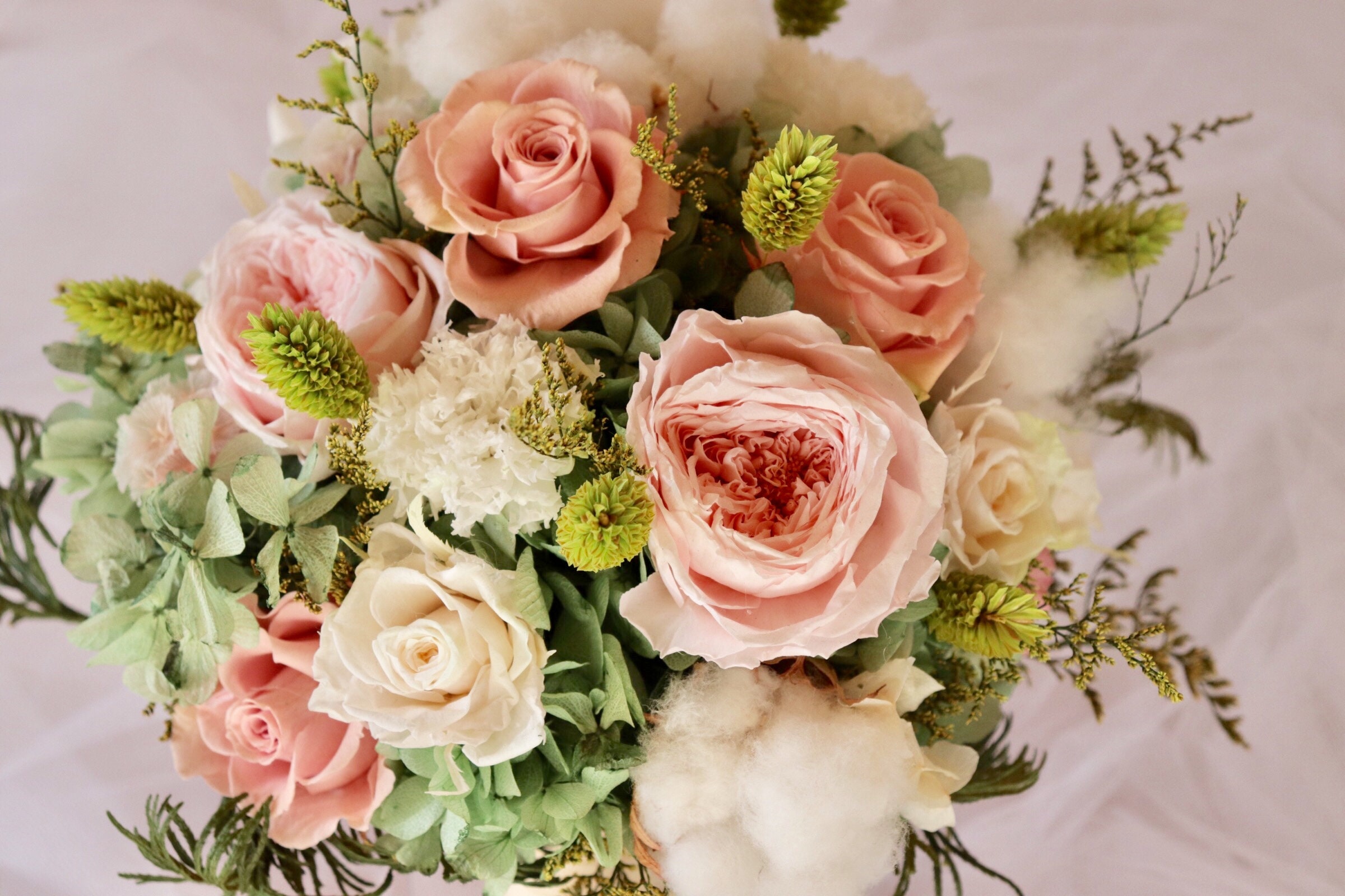 SEWACC 12 Konservierte Rosenköpfe Rot - Ewige Rosen Für Blumenstrauß, Hochzeit & Valentinstag Deko