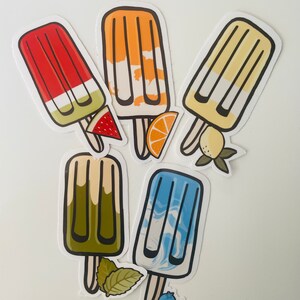 Popsicle Cute Aesthetic Vinyl Stickers 