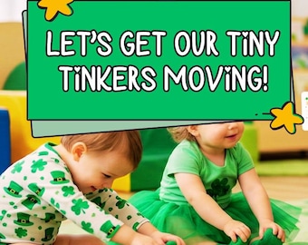 Lucky Little Movers – St. Patrick’s Day Movement Card Game 36 Printable Gross Motor Activities (Digital Download)