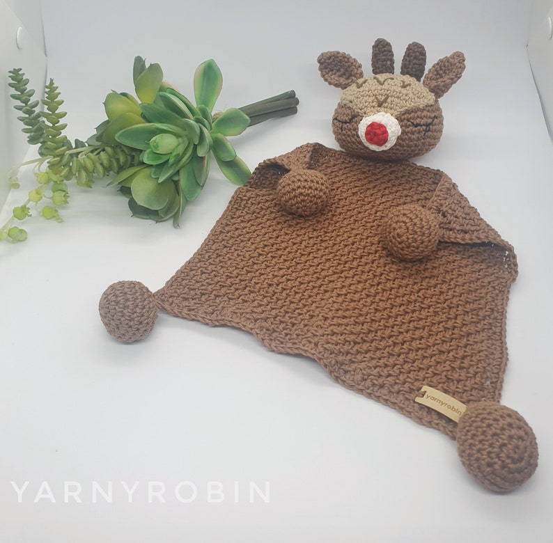 baby lovey crochet pattern, deer lovey crochet pattern, crochet pattern for newborn, crochet animal lovey pattern, crochet pattern for baby image 3