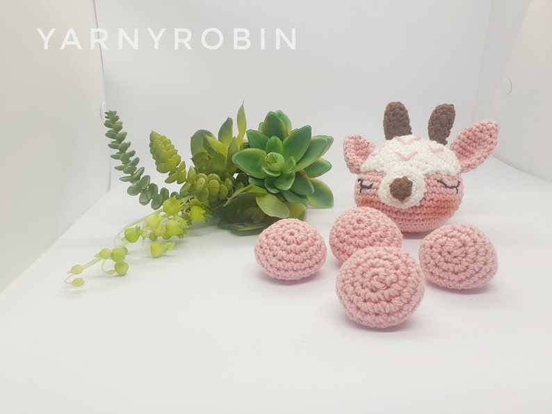 baby lovey crochet pattern, deer lovey crochet pattern, crochet pattern for newborn, crochet animal lovey pattern, crochet pattern for baby image 8