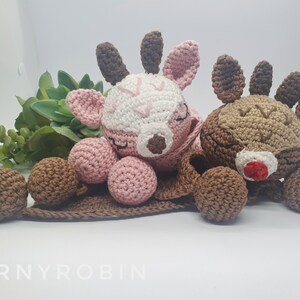 baby lovey crochet pattern, deer lovey crochet pattern, crochet pattern for newborn, crochet animal lovey pattern, crochet pattern for baby image 10