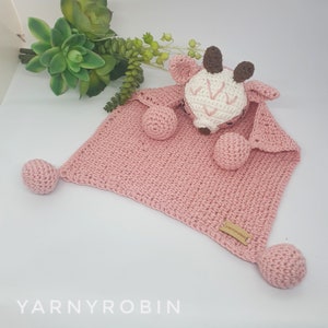 baby lovey crochet pattern, deer lovey crochet pattern, crochet pattern for newborn, crochet animal lovey pattern, crochet pattern for baby image 4