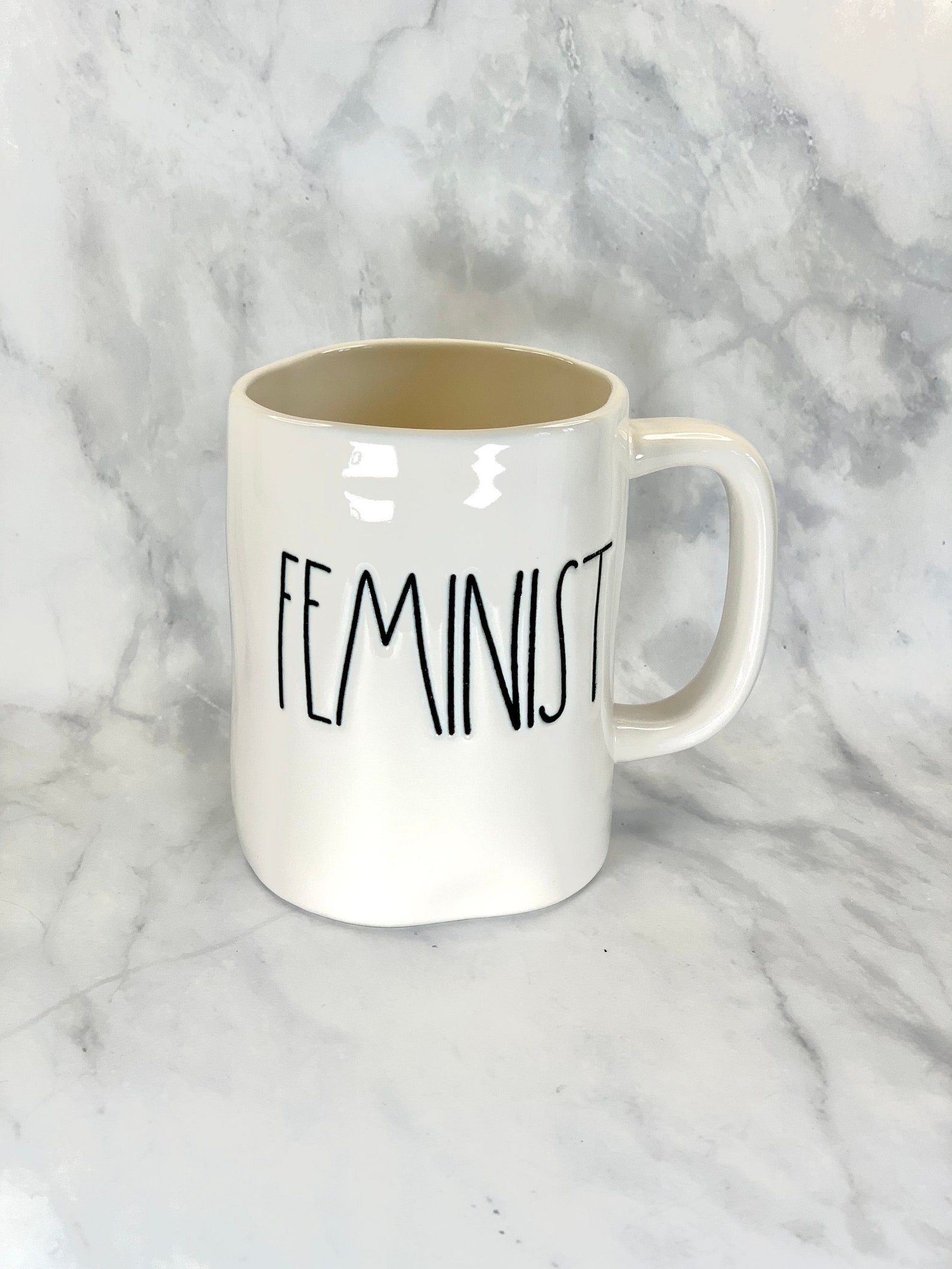 Authentic Rae Dunn Mug With The Word Feminist On Etsy