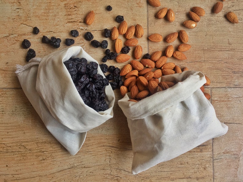10x12 Inches Cotton Muslin Bags Reusable Premium Quality Cotton Muslin Bags 100/% Organic Cotton Single Drawstring Bags