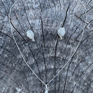 Necklace and Earrings set Filigrana, filigree 100% handmade silver 925