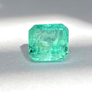 1.16 carats Genuine Colombian emerald -cut loose, gemstone, natural emerald