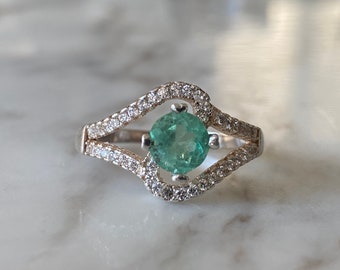 Colombian Emerald Ring | Etsy Colombian Emerald Ring | Etsy