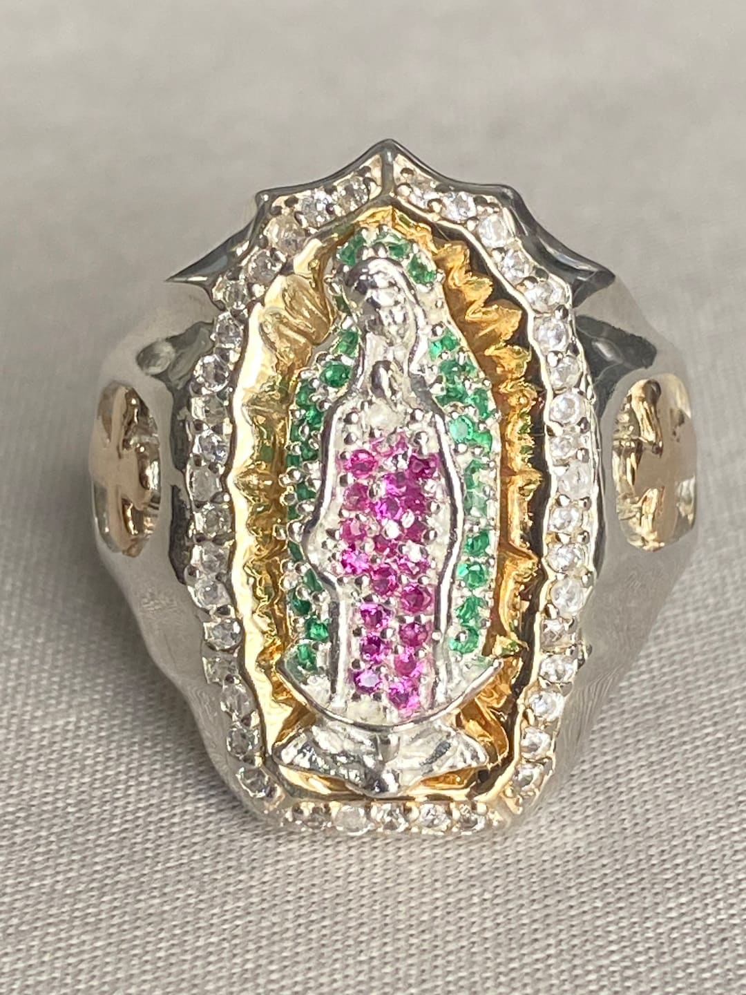 La Rosa De Guadalupe 925 Sterling Silver Gold Plated Bird Pendant For Women Sterling Silver Pendant - Foto 3