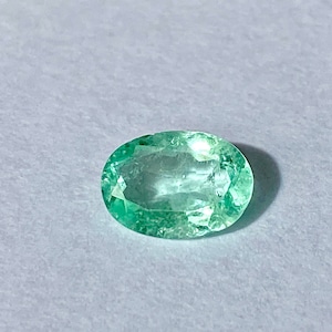 1.135 carats Genuine Colombian emerald -cut loose, gemstone, natural emerald