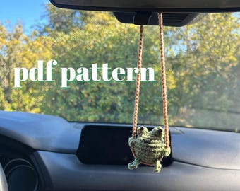 frog car hang crochet pattern