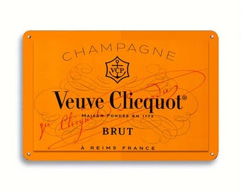 Champagne Plaque Metal sign Brut Champagne Sign, Champagne lover gift Champagne Gift Metal sign