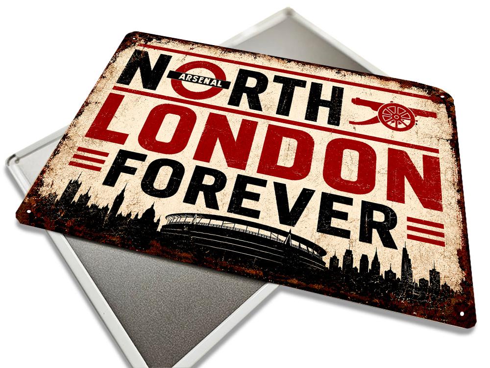 North London Forever Champions 2026 Vintage Metal Wall Sign