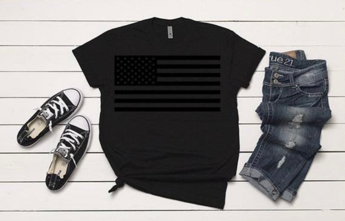 American Flag Tshirt Etsy