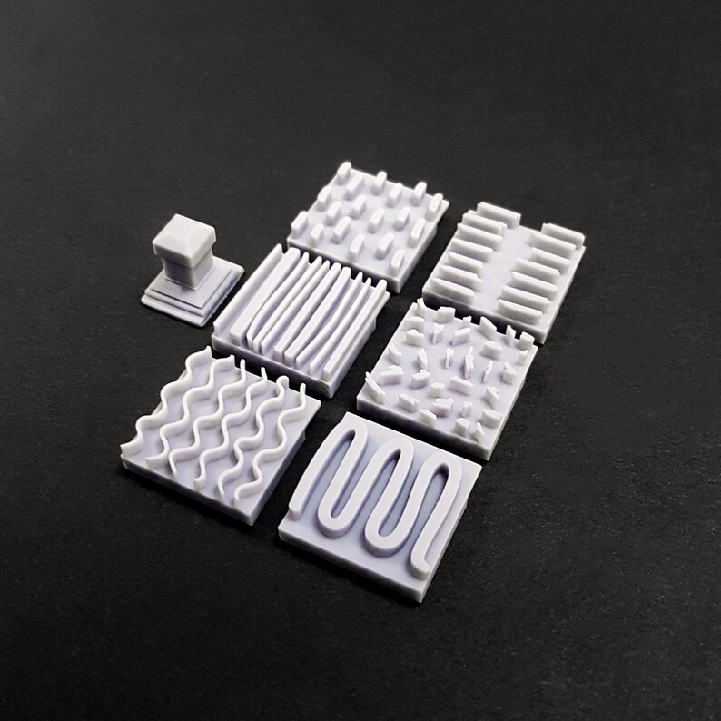 Polymer Clay Stamps Stamps for Clay Texture Stamps / Etsy