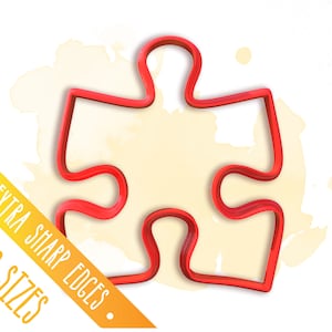 emporte-pièces en pâte polymère • Pièce du puzzle 03 • emporte-pièces pour boucles d'oreilles • emporte-pièces pour fondant / #FLV191