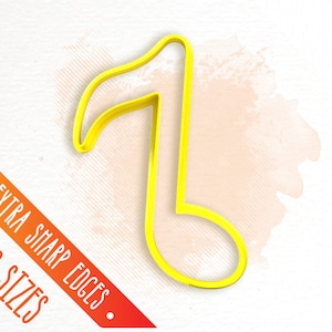Polymer Clay Cutters • Musical Note • Earring Cutters • Fondant Cutters / #FLV184