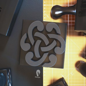 Polymer Clay Stamps • Clay Embosser / Celtic 04 / #FLE048