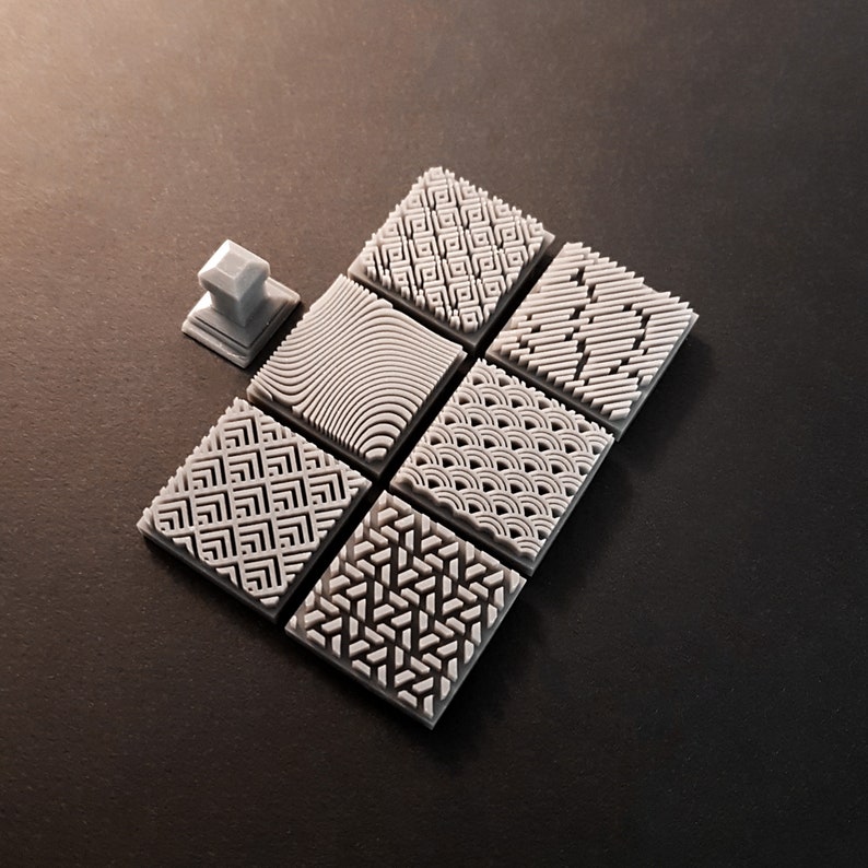 Polymer Clay Stamps Stamps for Clay Texture Stamps / Etsy