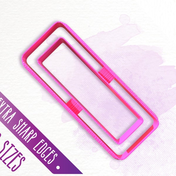 Rectangle Clay Cutter / Cookie Cutter / Clay Jewelry Tools / #FLW005