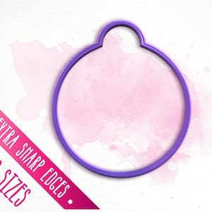 Circle Clay Cutter / Cookie Cutter / Clay Jewelry Tools / / #FLV018