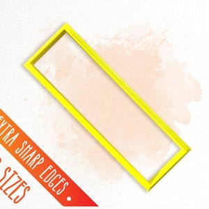 Clay Cutters • Rectangle Thin - Polymer Clay Earring Cutters / #FLP063