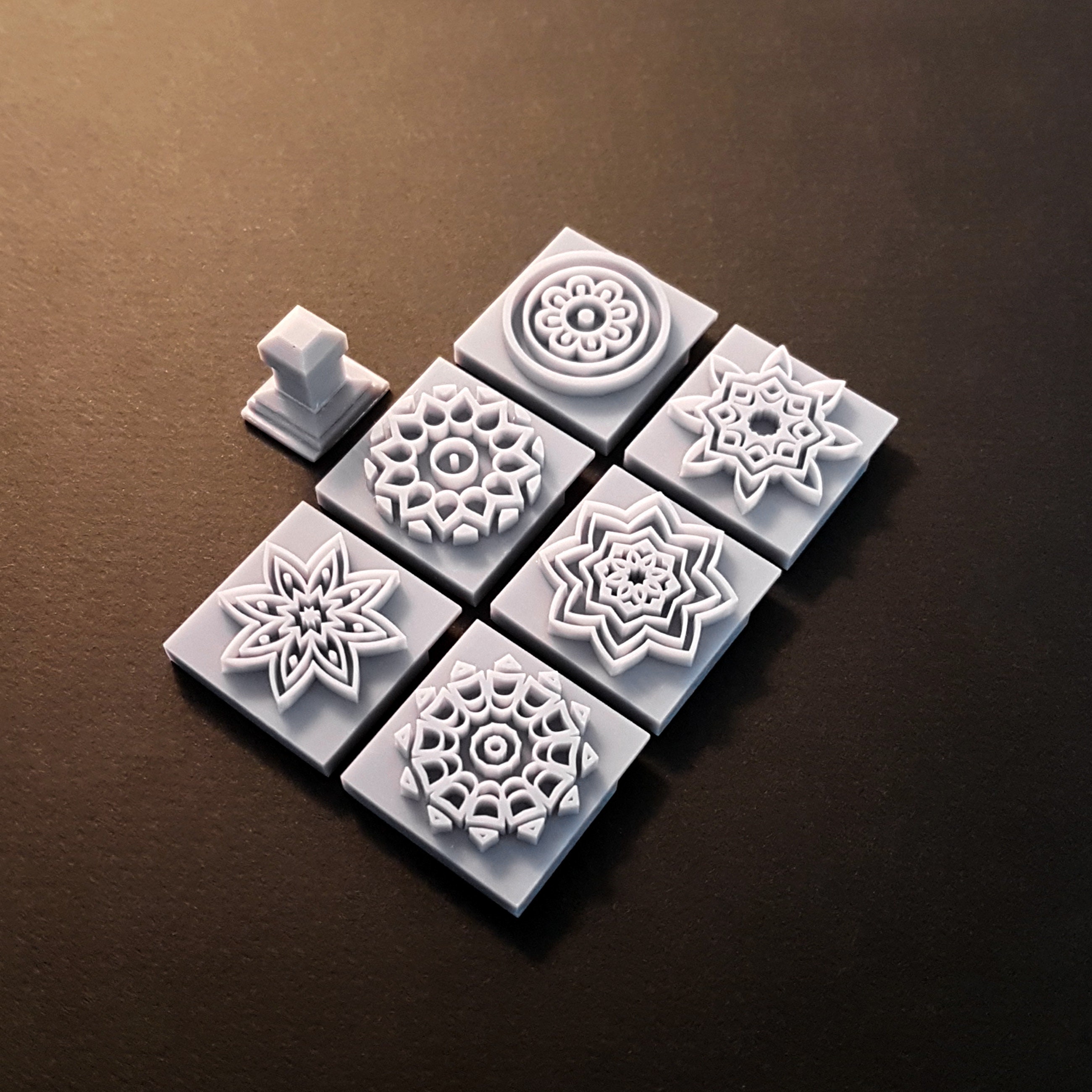 Craft Supplies & Tools Tools Violet Flower Polymer Clay Embosser