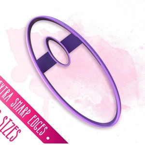 Oval Clay Cutter / Cookie Cutter / Clay Jewelry Tools /  #FLW026