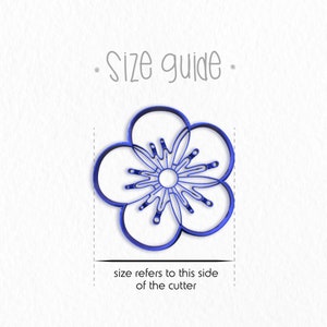 Daisy Flower Cutter / Polymer Clay Cutter / Cookie Cutter / Floral Cutters for Jewelry Making / FLW051 image 6