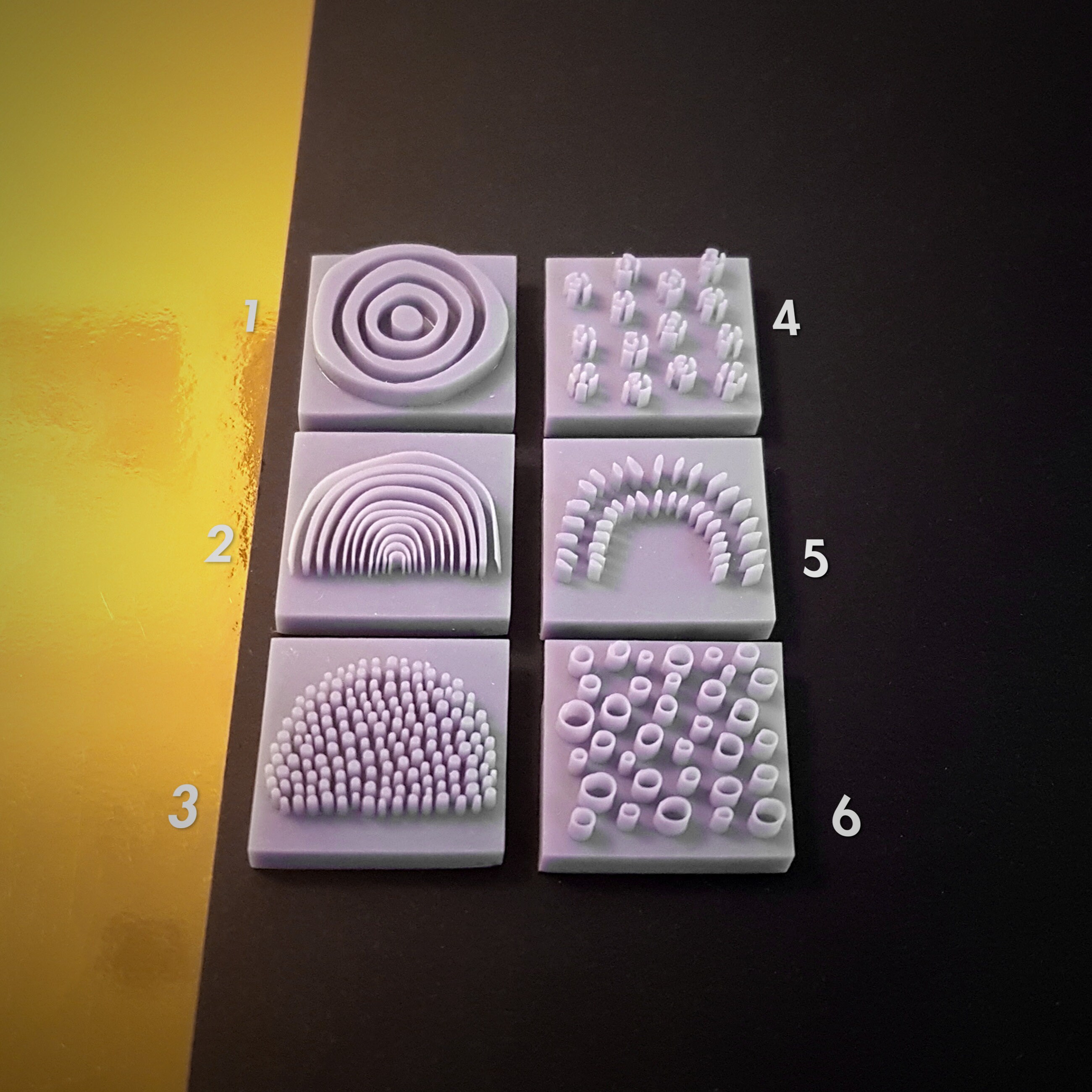 Polymer Clay Stamps Stamps for Clay Texture Stamps / Etsy