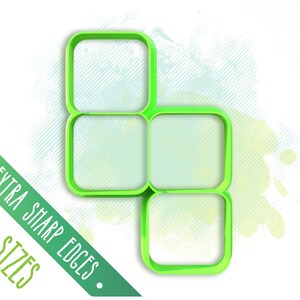 Square Clay Cutter / Cookie Cutter / Clay Jewelry Tools / #FLW027