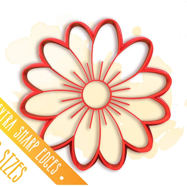 Daisy Flower Cutter / Polymer Clay Cutter / Cookie Cutter / Floral Cutters for Jewelry Making / #FLW050