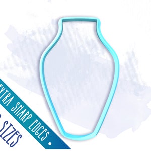 Vase Cutter / Polymer Clay Cutter / Cookie Cutter / Floral Cutters for Jewelry Making / #FLV059