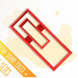 Polymer Clay Cutters / Rectangle - Clay Cutters for Jewellery Making /  #FLW021