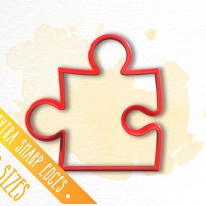 Polymer Clay Cutters • Puzzle Piece 02 • Earring Cutters • Fondant Cutters / #FLV165