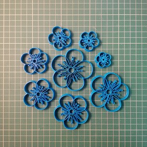 Daisy Flower Cutter / Polymer Clay Cutter / Cookie Cutter / Floral Cutters for Jewelry Making / FLW051 image 4