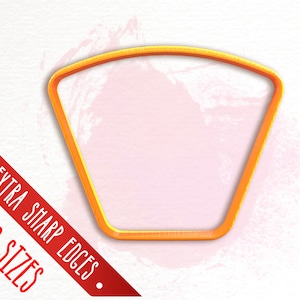 Clay Cutters • Trapezoid Rounded - Polymer Clay Earring Cutters / #FLP114