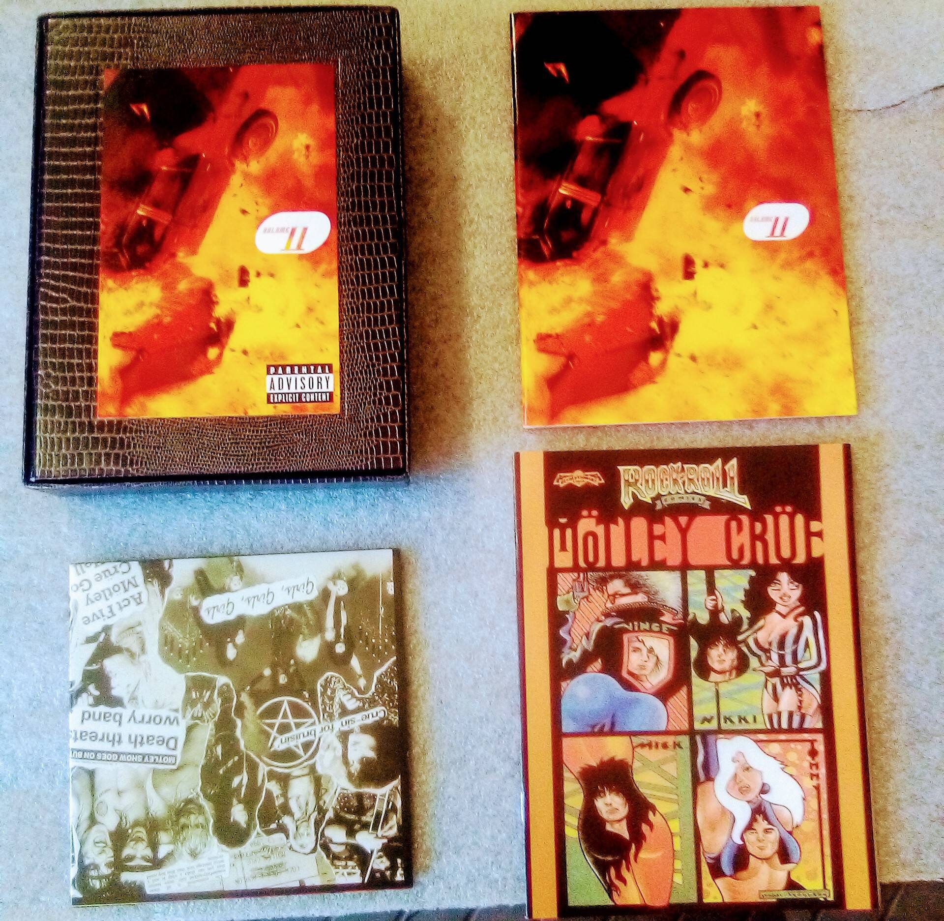 MOTLEY CRUE CD Box Set Music to Crash Your Car To Volumes 1 Etsy