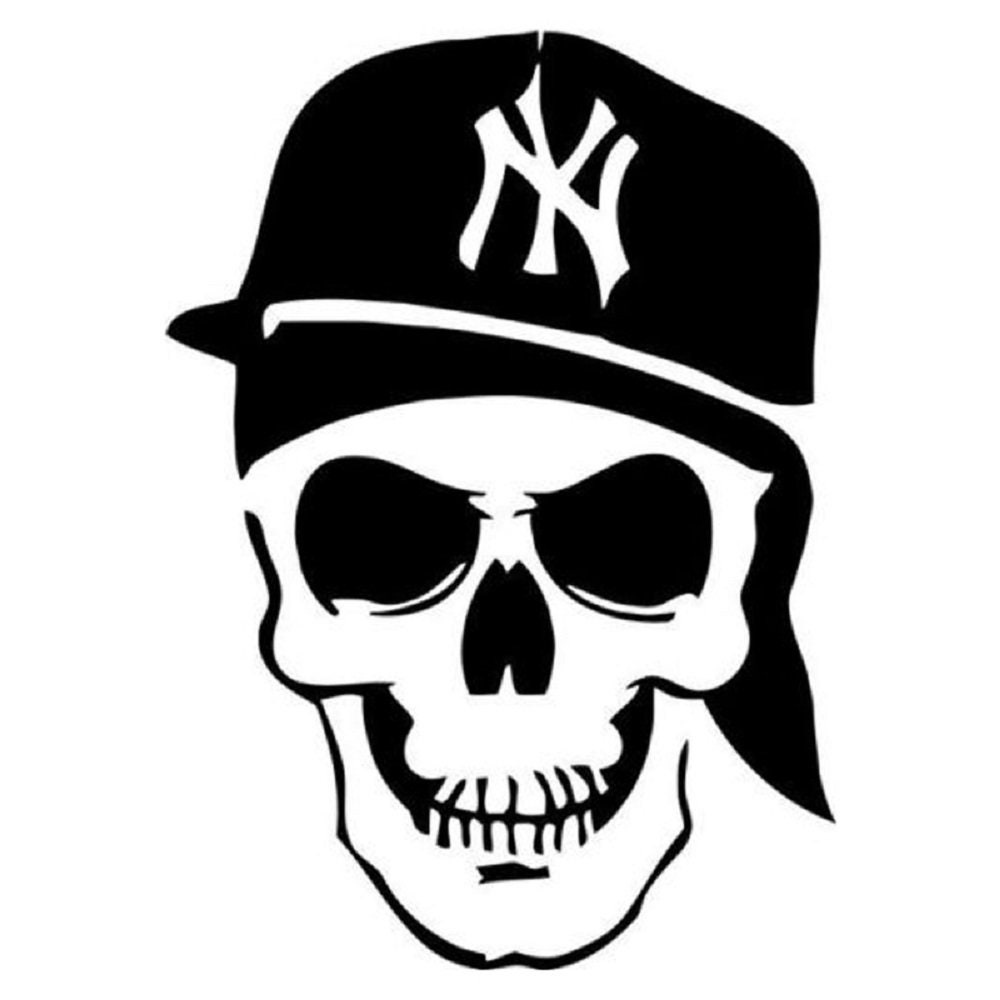 New York Yankees Baseball Color Vinyl Decal Sticker