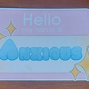 Mental Heath Namensschild Sticker