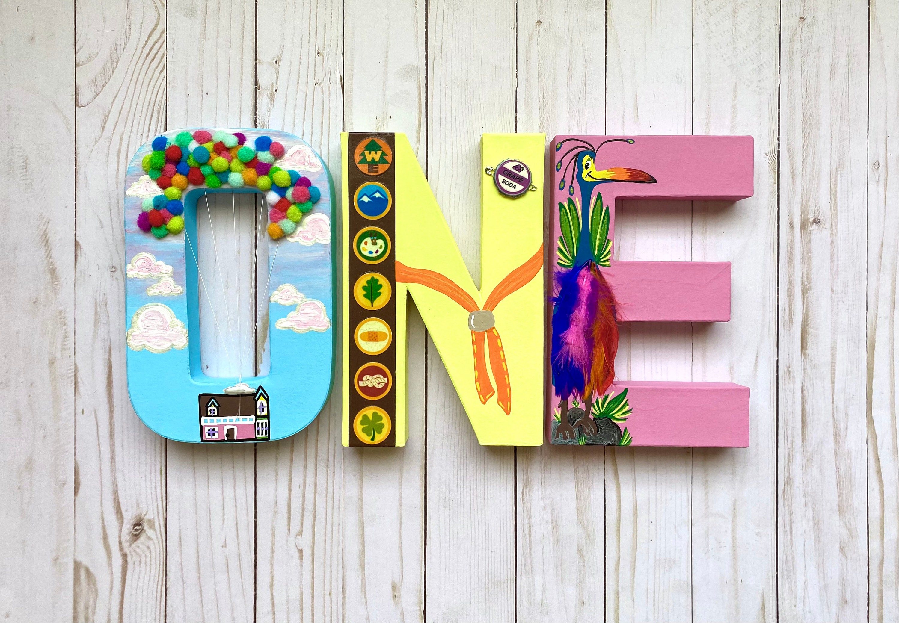 UP Movie Letters, up Pixar, up Birthday Party Decorations,up Movie