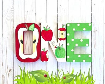 Apple First Birthday, Apple Party Decor, Apple Baby Shower Gender Reveal, Apple Letters, The Apple Of Our Eye Baby Party, A Sweet ONE Decor