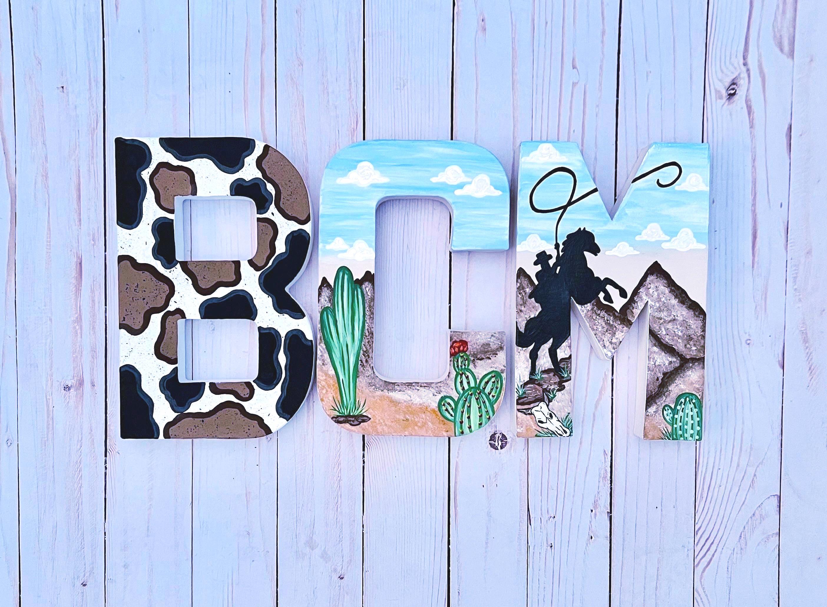 My First Rodeo Birthday, Cowboy Themed Birthday Letters, Wild ONE ...
