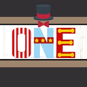 Circus Birthday Letters, Carnival Birthday Party Decor, Cake Smash Prop, Carnival Letters,Personalized Circus Hand Painted Table Decor