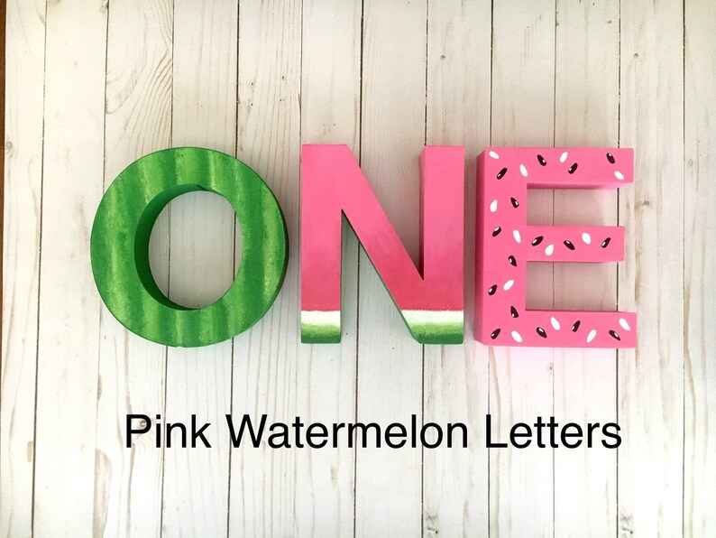 Birthday Party Ideas Watermelon Letters Baby Shower Watermelon Birthday Party One In A Melon 1st Birthday Cake Smash ONE Birthday