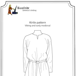 Sewing pattern- Viking tunic