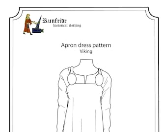 Runfridr Sewing pattern- Viking apron dress Haithabu, Smokr