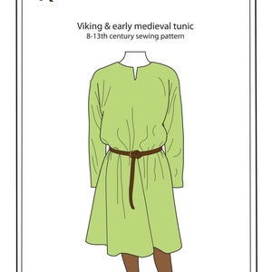 DIGITAL Viking tunic sewing pattern